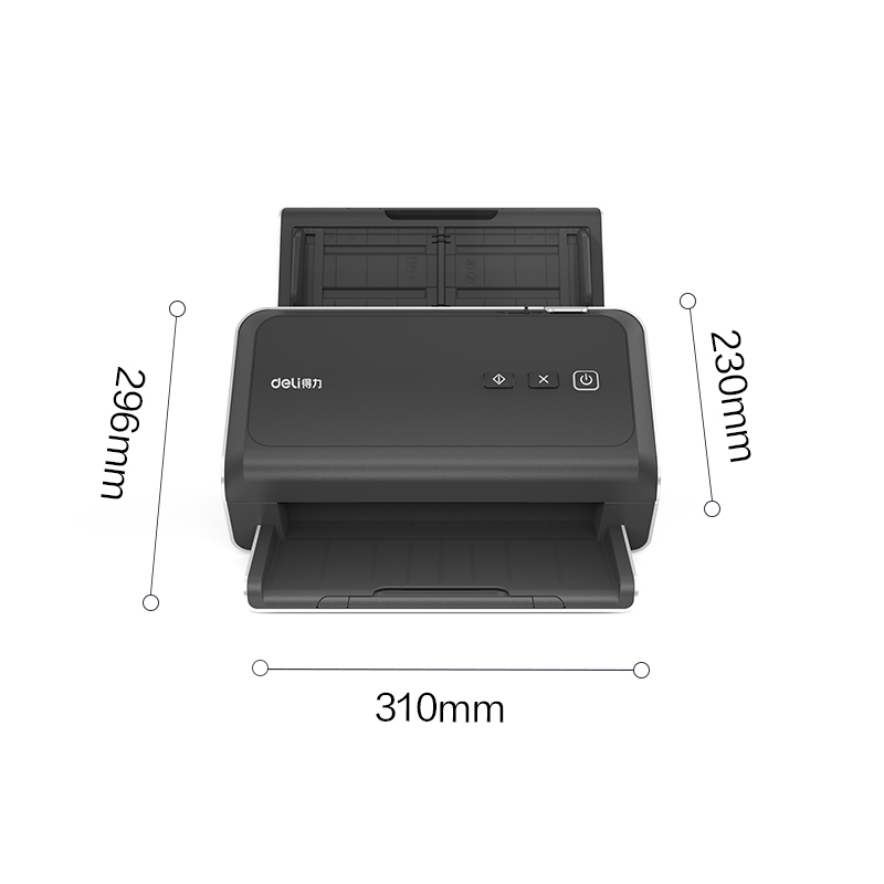 得力S2060高速文檔掃描儀(黑)(臺)