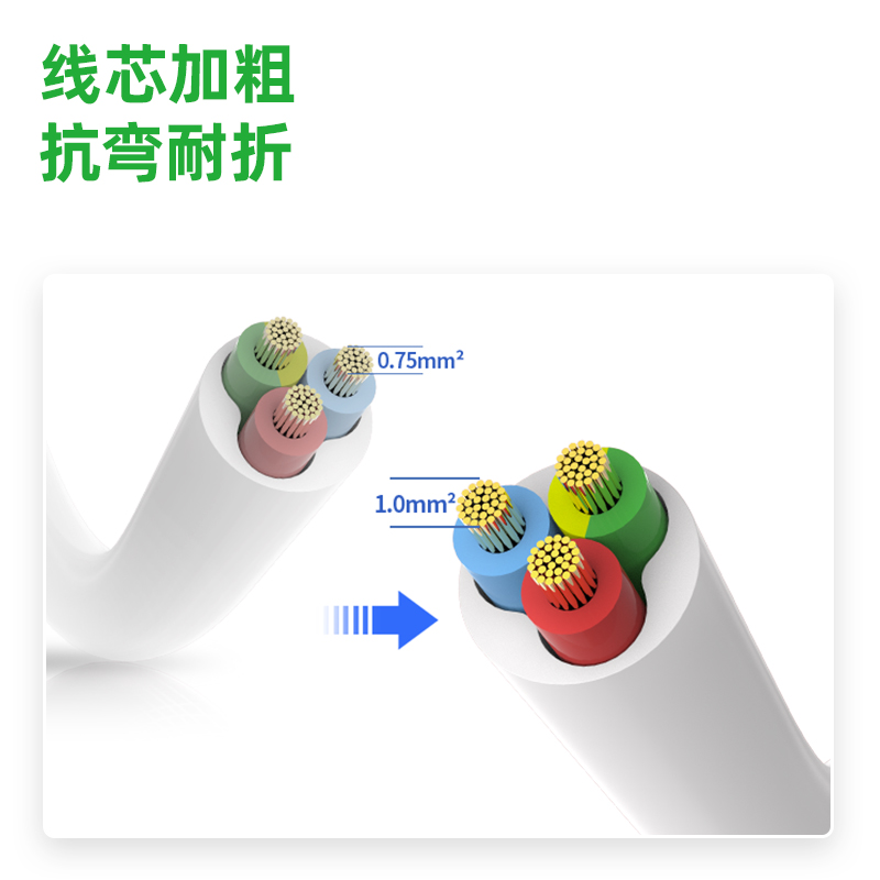 得力3982插座_3+3_5米_泡殼裝(白)(只)