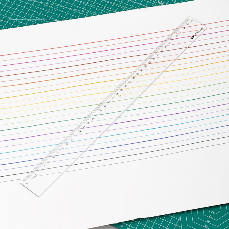 得力6240直尺40cm(只)