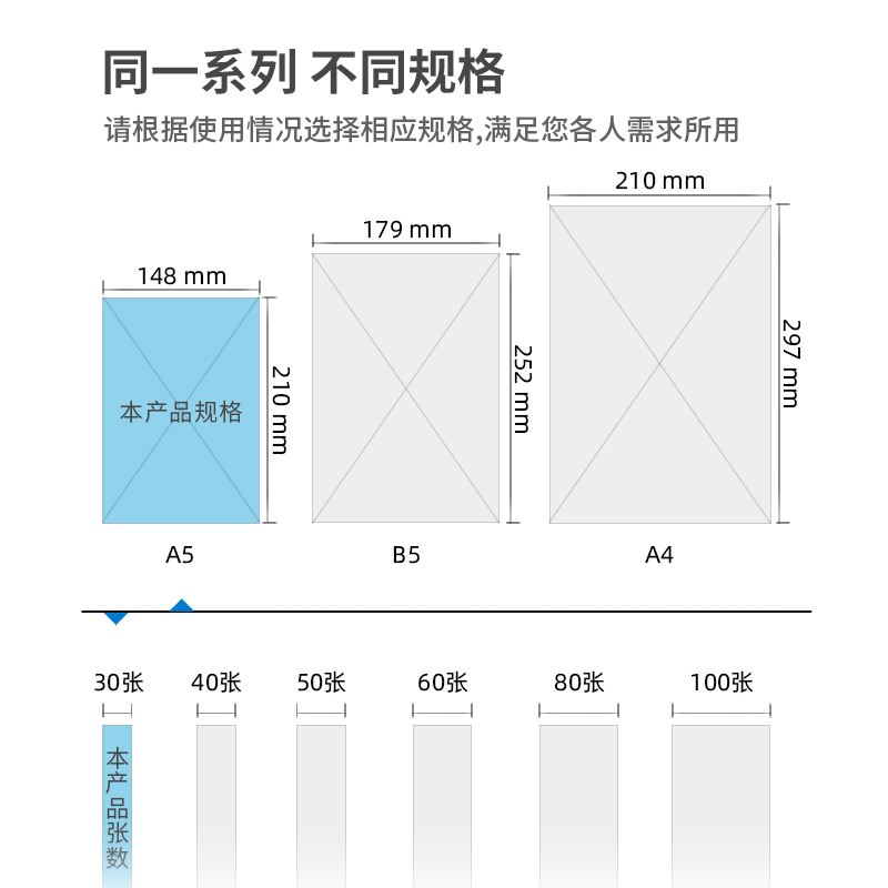 得力7667辦公無(wú)線裝訂本(混)-30張-A5(本)