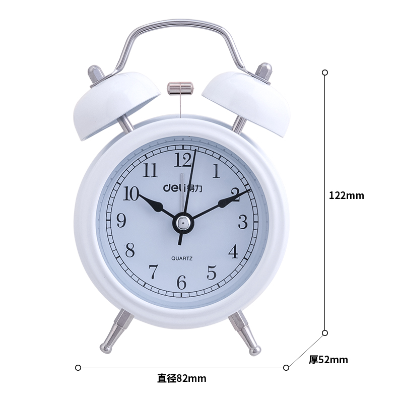 得力9024鬧鐘(混)(只)2.5寸