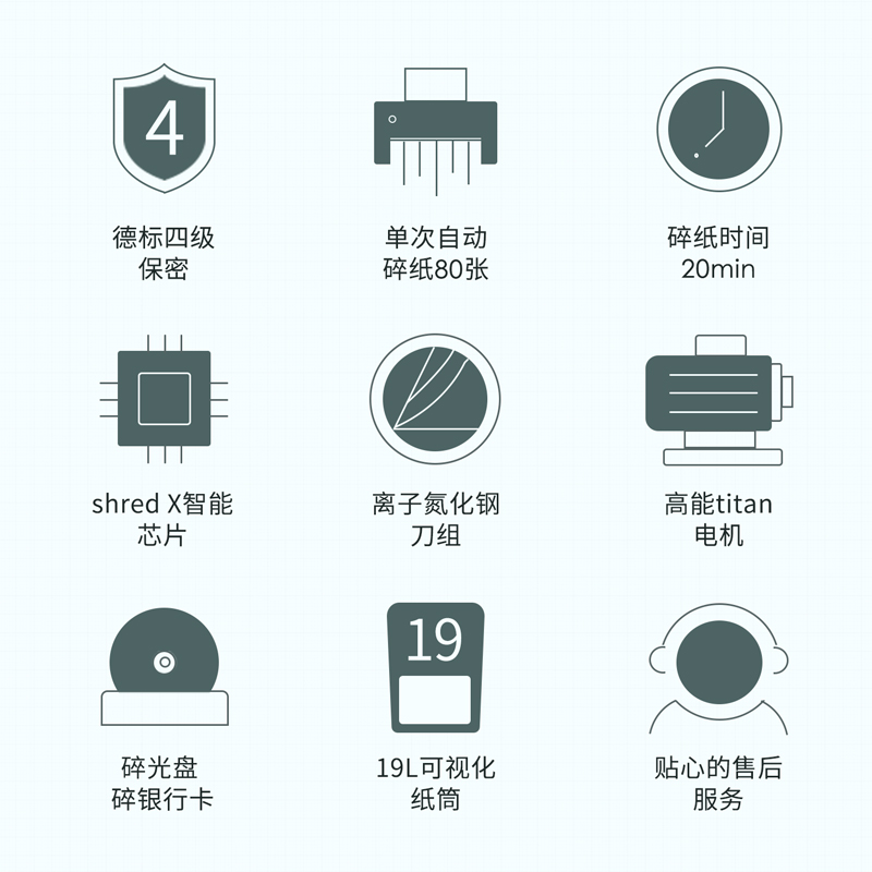 得力9926碎紙機(jī)(灰白)(臺(tái))