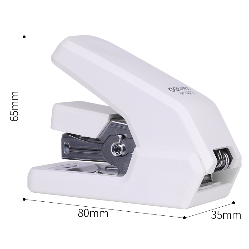 得力0273省力訂書機(jī)(白)