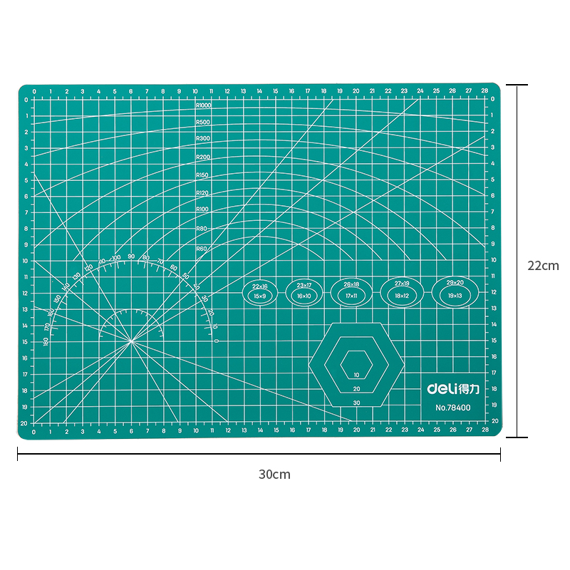 得力78400切割墊板(綠)