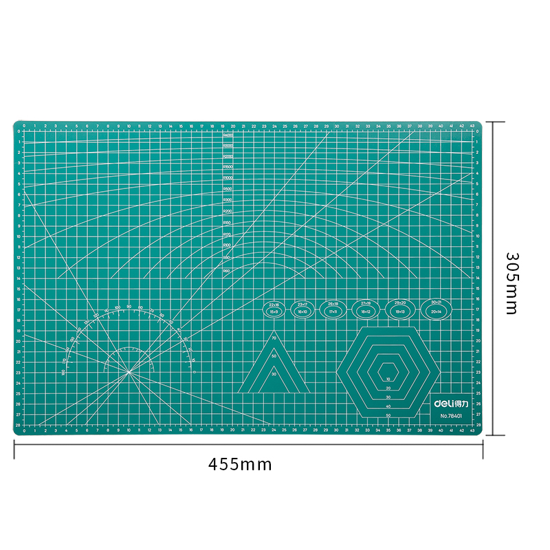得力78401切割墊板(綠)
