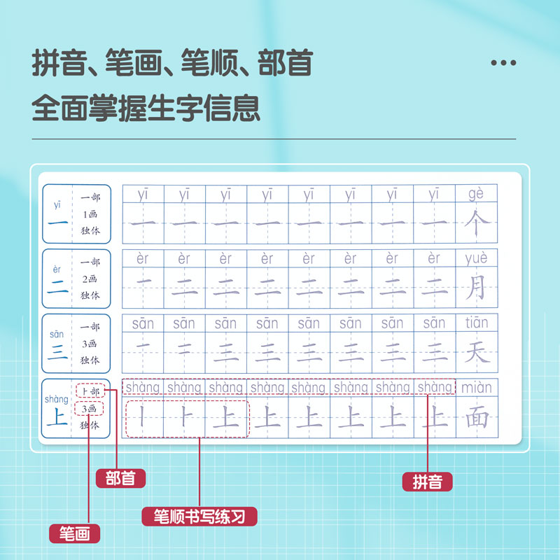 得力75321-1練字帖(一年級(jí)上冊(cè))(本)