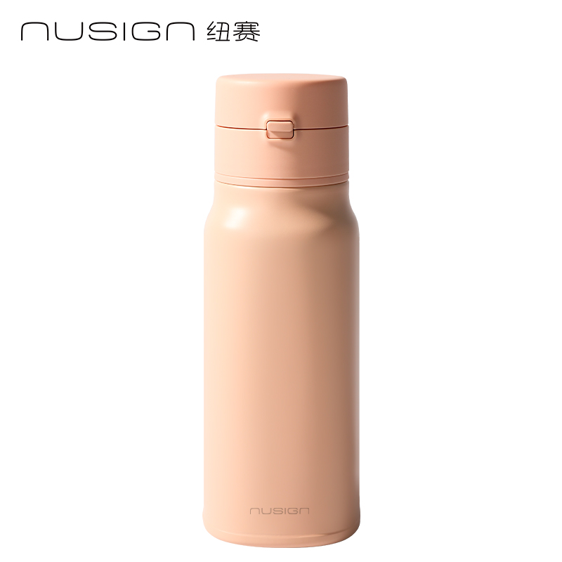 紐賽NS901彈蓋保溫杯380mL_SUS316L(清露粉)(個)