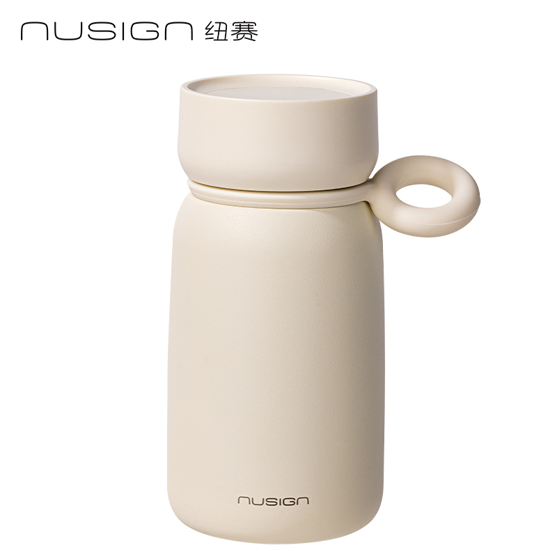 紐賽NS859搖搖杯330mL_SUS316L(奶油白)(個)